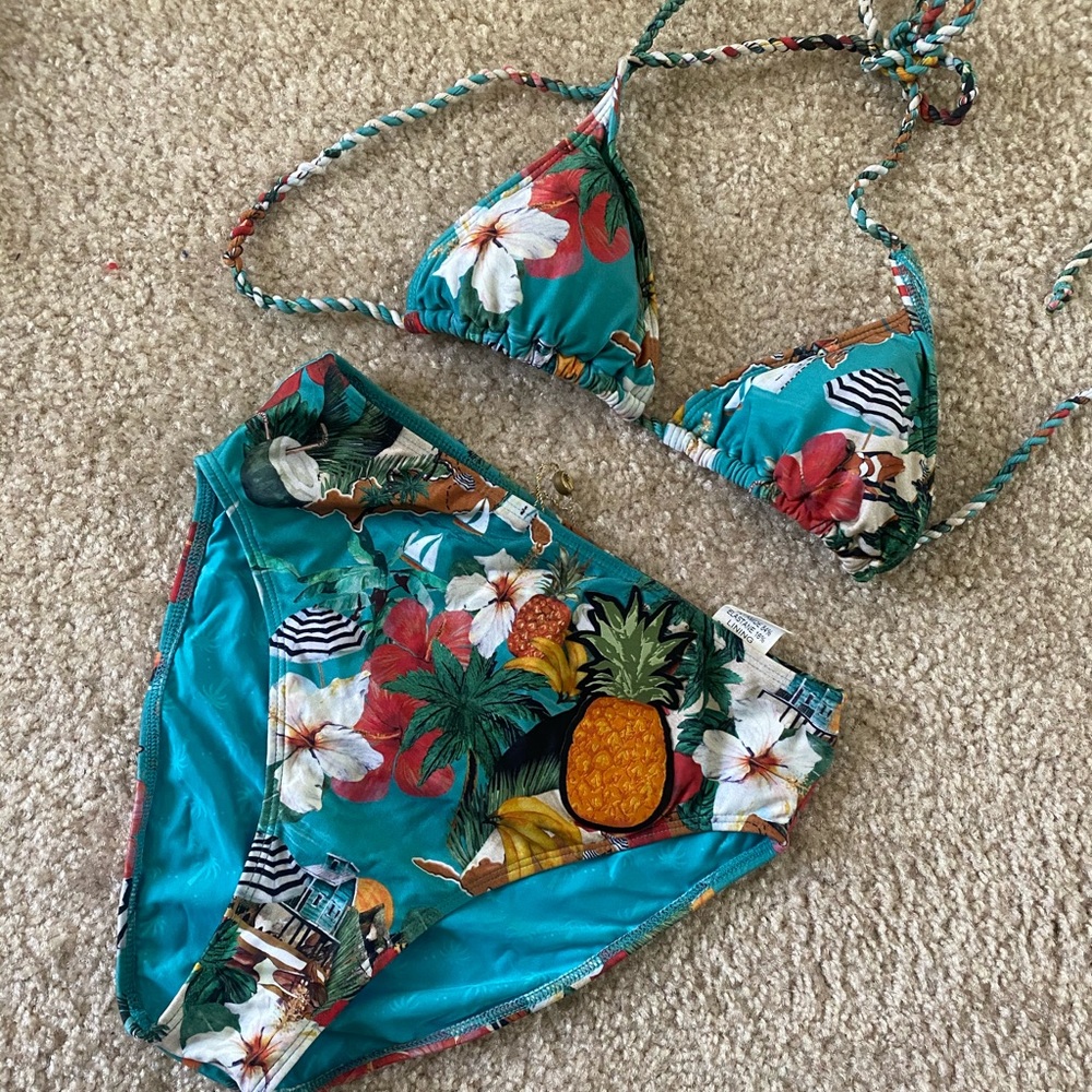 Aqua De Coco - Coco Beach High Waist Bikini Set S